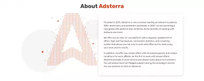 Adsterra vs. PropellerAds : About AdSterra