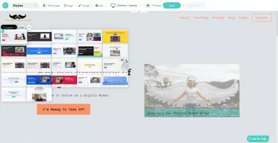 Gratis proberen! Creëer een online school met LearnWorlds : Een landingspagina voor een school ontwerpen