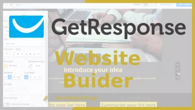 Täielik GetResponse Website Builder Review