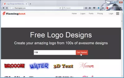Effektiv Logotypdesign Online I 8 Steg Gratis : Välj text som ska visas på logotypen