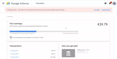 Hvordan tjene penger gjennom Google AdSense ... og doble AdSense-inntekter? : Hvordan får jeg betalt fra Google AdSense?