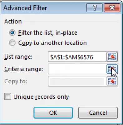 Smärtfritt anpassat autofilter för Excel på mer än två kriterier : Avancerat filter för flera kriterier meny