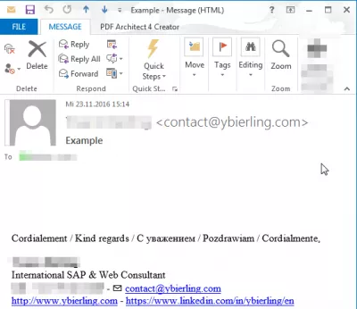 Outlook menemukan folder email dalam beberapa langkah mudah : Buka email dari pencarian folder
