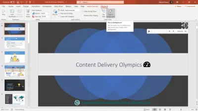 Kuidas Skaneerida Windowsi Powerpointiga Tasuta? : PowerPointi esitluses esitatava helimuusikafaili lisamine