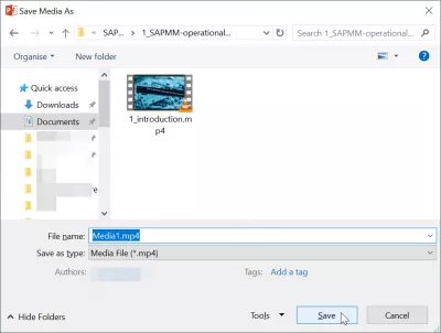 Як На Екрані Записувати Windows Безкоштовно За Допомогою Powerpoint? : Збереження відео, записаного за допомогою Штепсельна розетка, на жорсткому диску комп'ютера