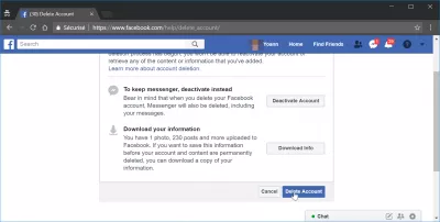 Як видалити свій обліковий запис Facebook? : видалити обліковий запис Facebook постійно