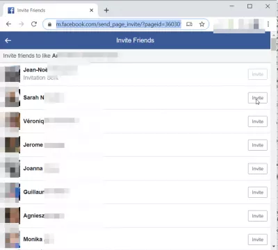 Jak Pozvat Přátele, Aby Se Vám Líbili Na Vaší Facebookové Stránce (Nebo Někoho Jiného)? : Vyřešte problém Nelze pozvat přátele, aby označili, že se jim líbí stránka na Facebooku, přístupem k přímé adrese URL na pozvání přátel z Facebooku na stránku označující, že se vám líbí na stolním počítači