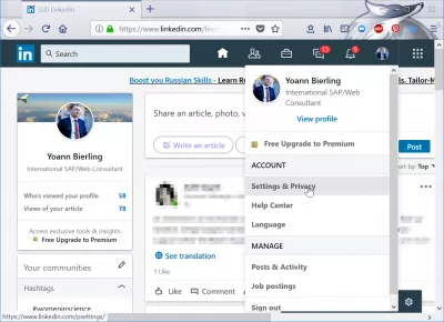 Linkedin: Söker aktivt anställningsförhållande förklaras : Hur döljer du din profil på LinkedIn - eller visa den