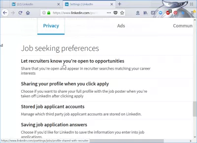 Linkedin: Explication de la recherche active d'un emploi : LinkedIn permet aux recruteurs de savoir que vous êtes ouvert à de nouvelles opportunités