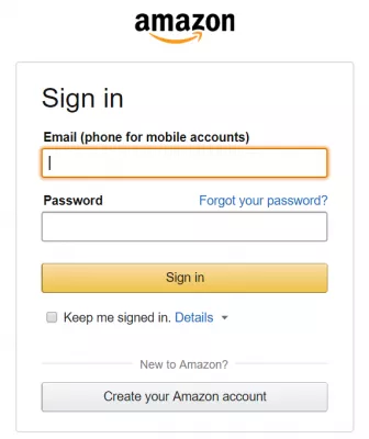 Amazon Associates OneLink - універсальна партнерська асоціація Amazon : Вхід до партнерської програми Amazon