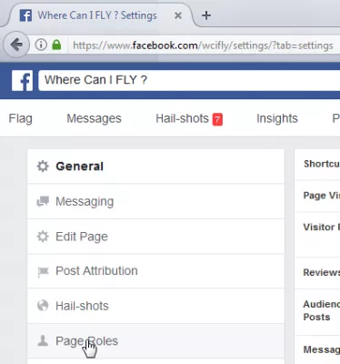 Como Alterar O Proprietário Da Página Do Facebook? : Encontre o menu Funções da página nas configurações da página