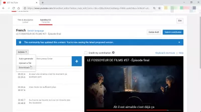 YouTubeの動画から字幕を抽出する方法 : YouTubeのYouTubeビデオから字幕を抽出するオプション