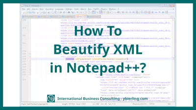 Cara memformat XML di Notepad ++ : Hasil cetak XML cukup di Notepad ++